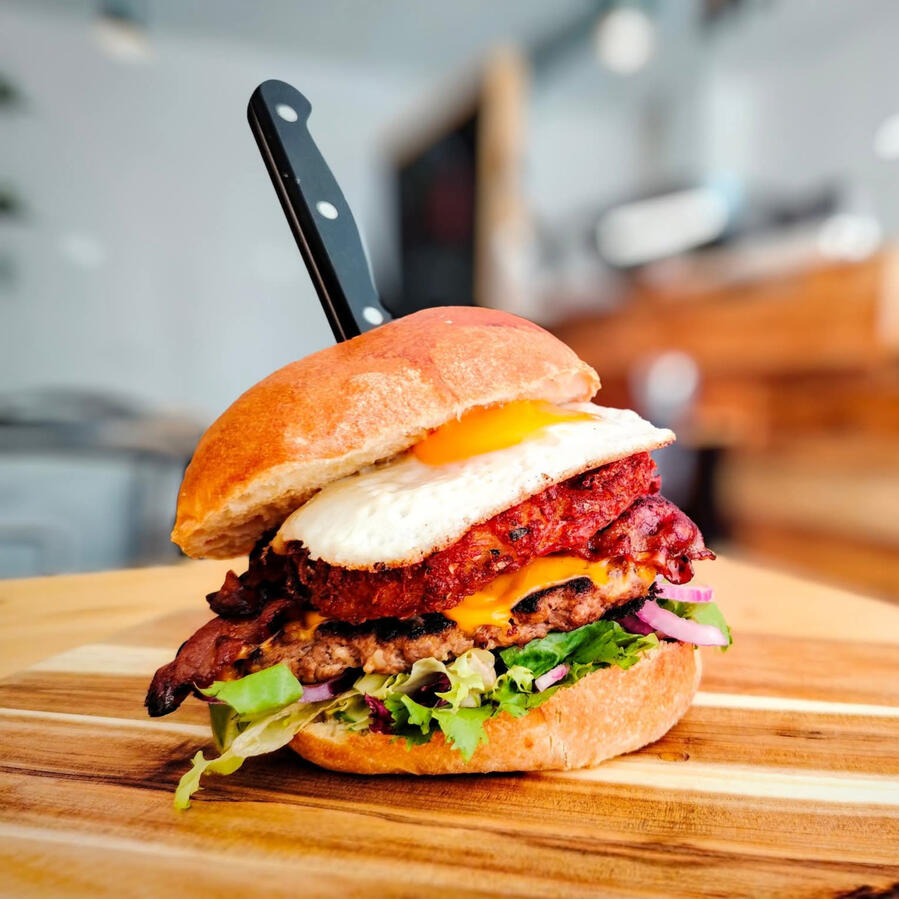 Shooting photo Burger Shop